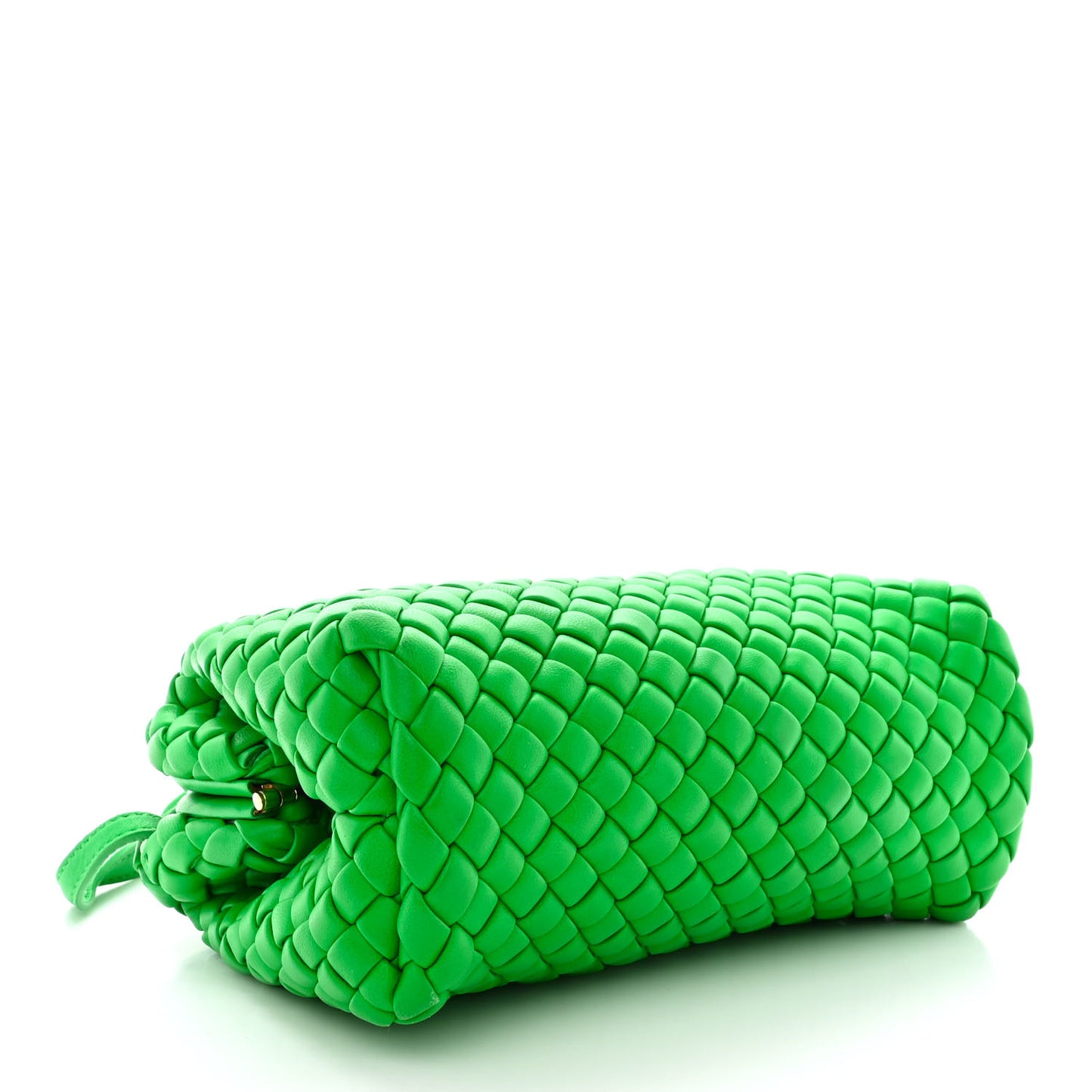 Nappa Intreccio Mini Padded Handle Bag Parakeet