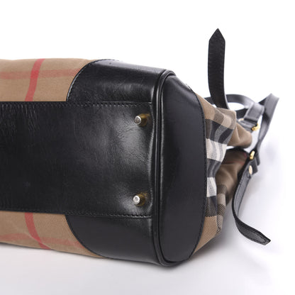 Burberry House Check Small Canterbury Tote Black 12 of 12