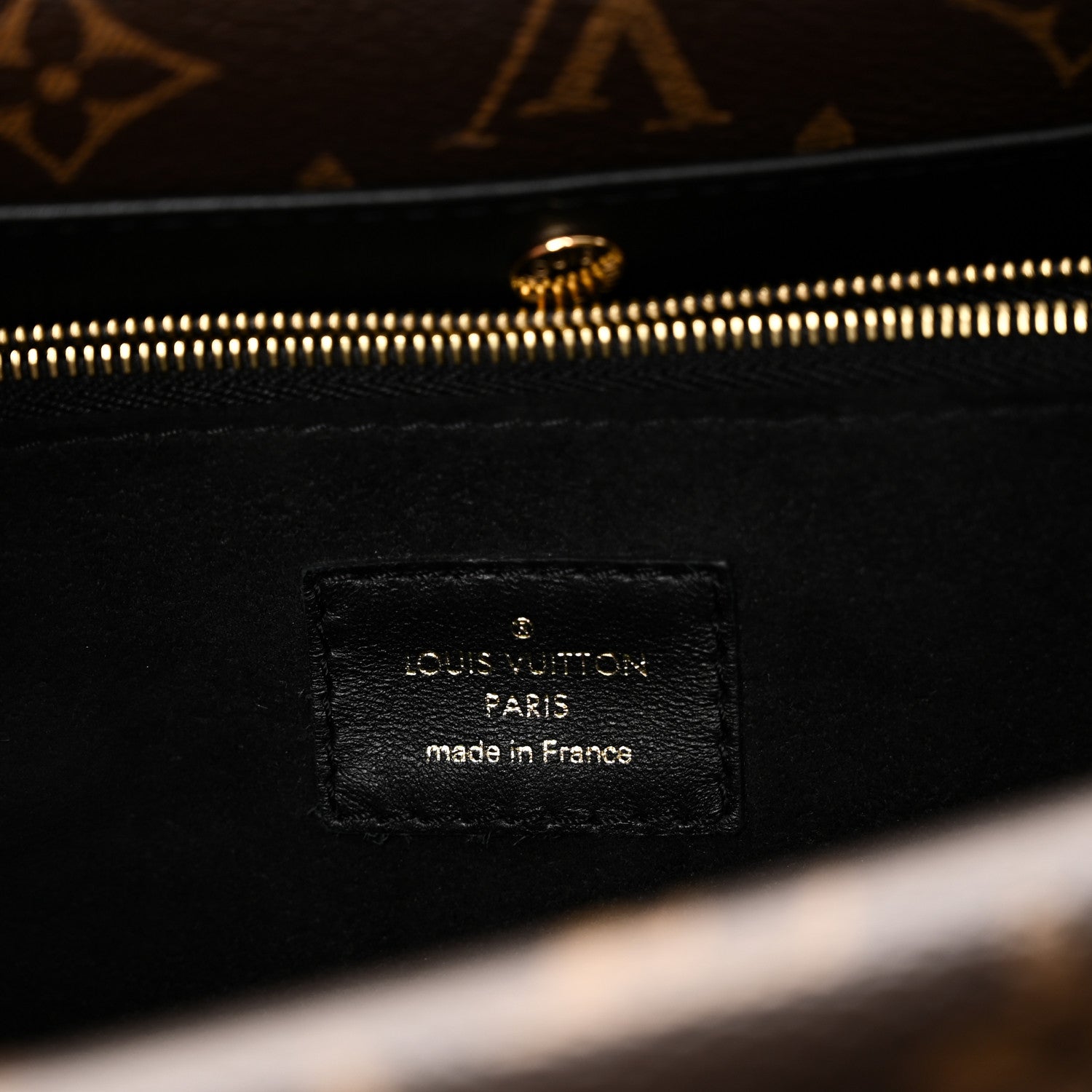 Louis Vuitton Grained Calfskin Monogram Double V Black 6 of 9