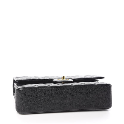 Chanel Caviar Quilted Medium Double Flap Black 4 of 12
