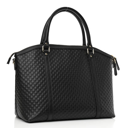 Gucci Soft Microguccissima Large Dome Satchel Black 3 of 10