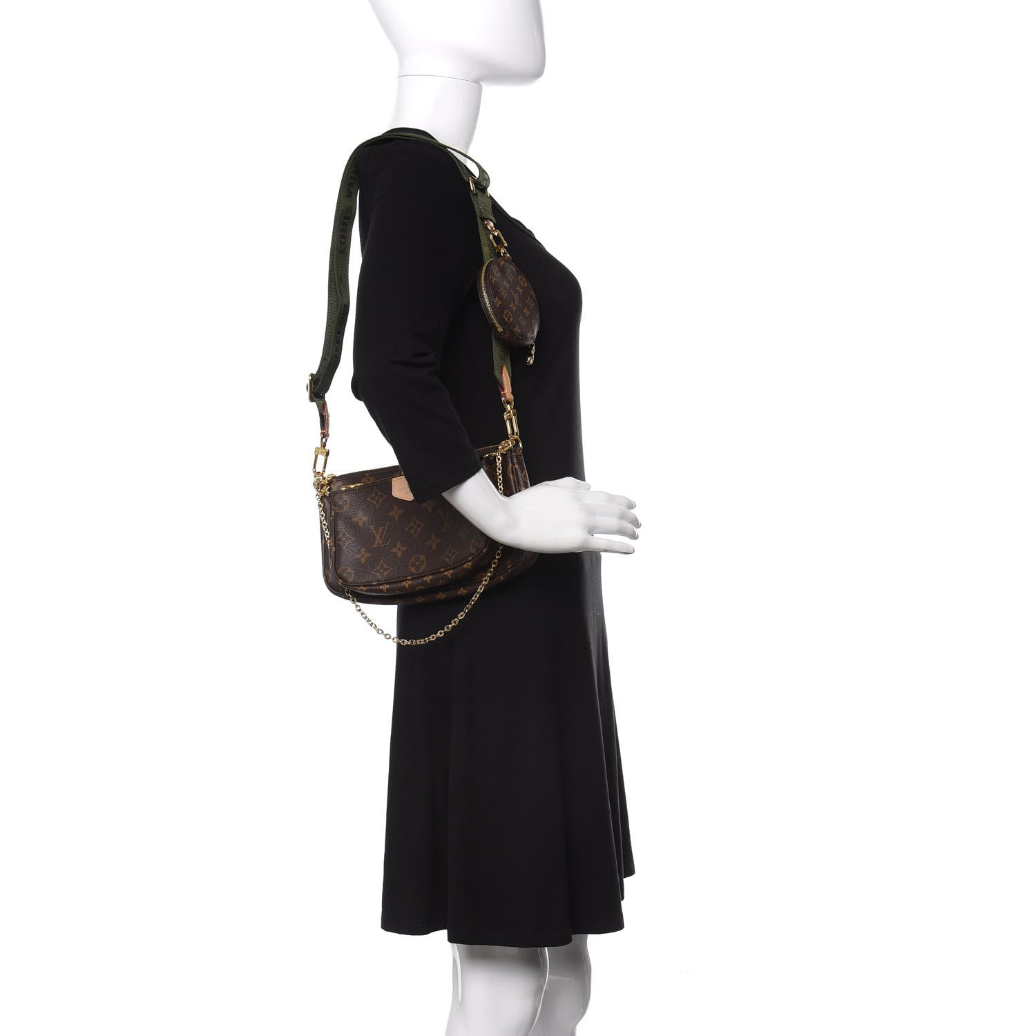 Louis Vuitton Monogram Multi Pochette Accessories Kaki 2 of 10