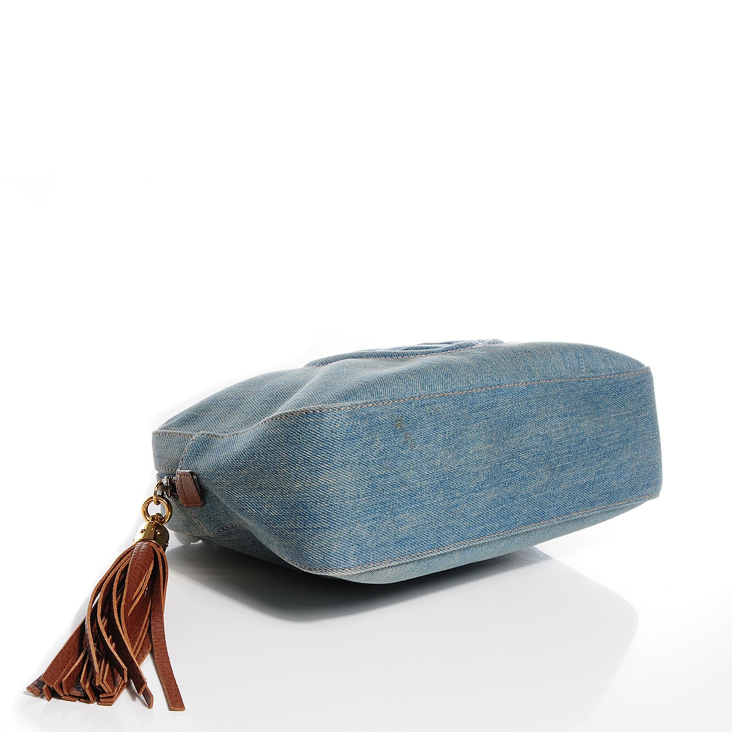 Gucci Denim Small Soho Bowler Blue 4 of 9