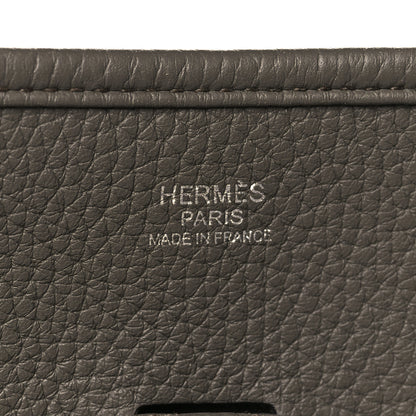 Hermes Taurillon Clemence Evelyne III PM Etain 6 of 10