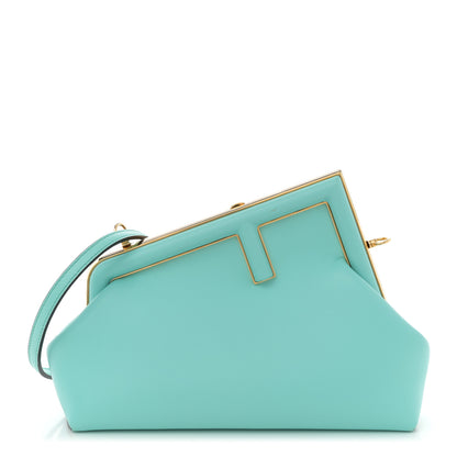 Fendi Shiny Nappa Small Fendi First Spring Turquoise 1 of 13