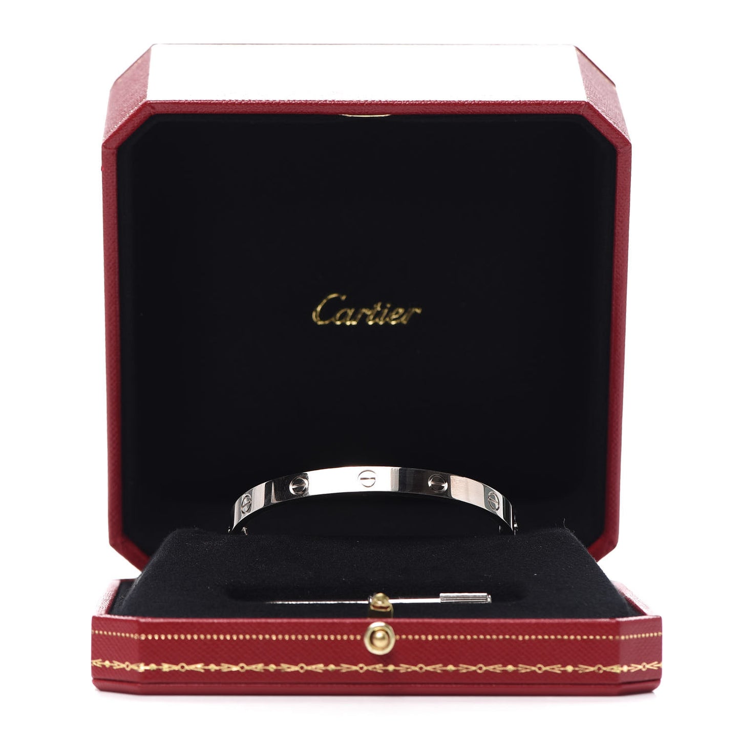 18K White Gold LOVE Bracelet 18
