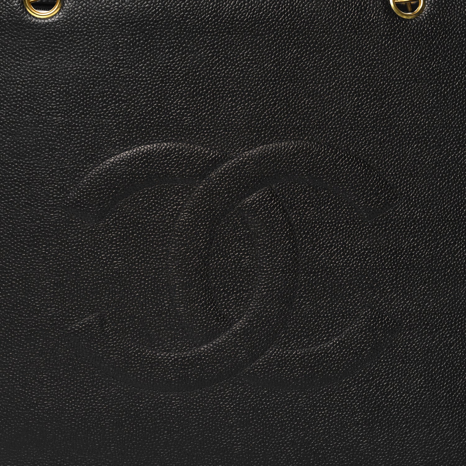 Chanel Caviar CC Shopper Tote Black 8 of 10