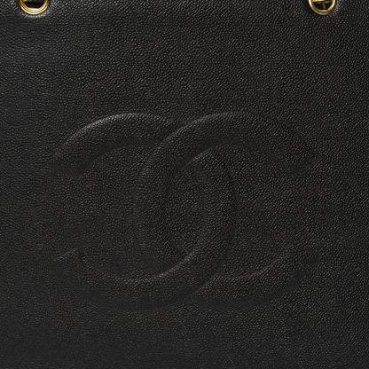 Chanel Caviar CC Shopper Tote Black 8 of 10
