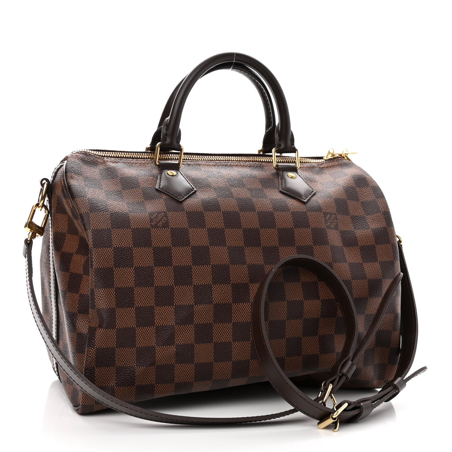 Louis Vuitton Damier Ebene Speedy Bandouliere 30 3 of 10