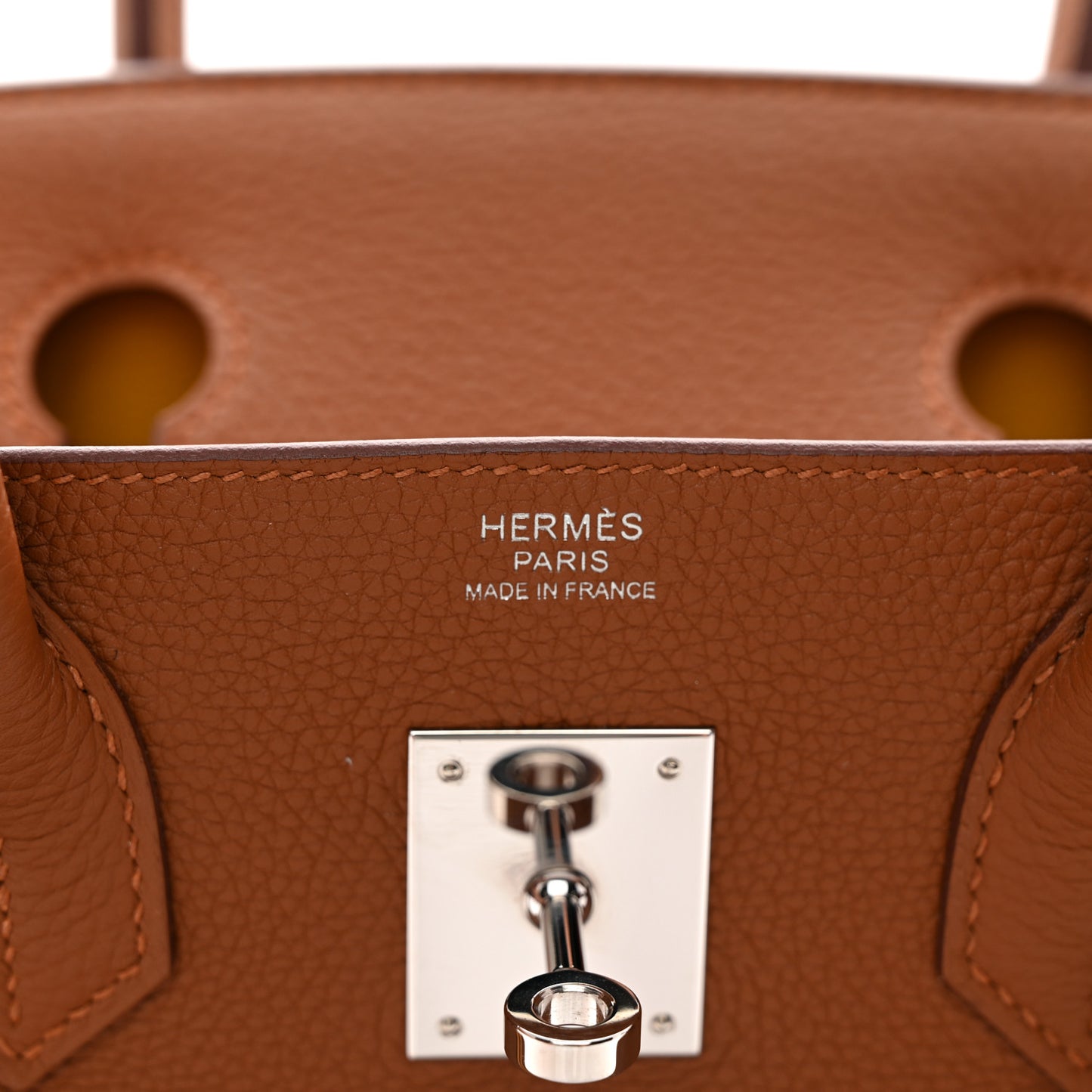Togo Swift Officier Birkin 30 Gold Ambre