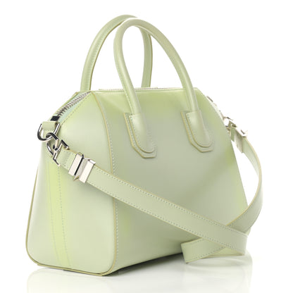 Givenchy Shiny Lord Calfskin Small Antigona Aqua Green 3 of 9