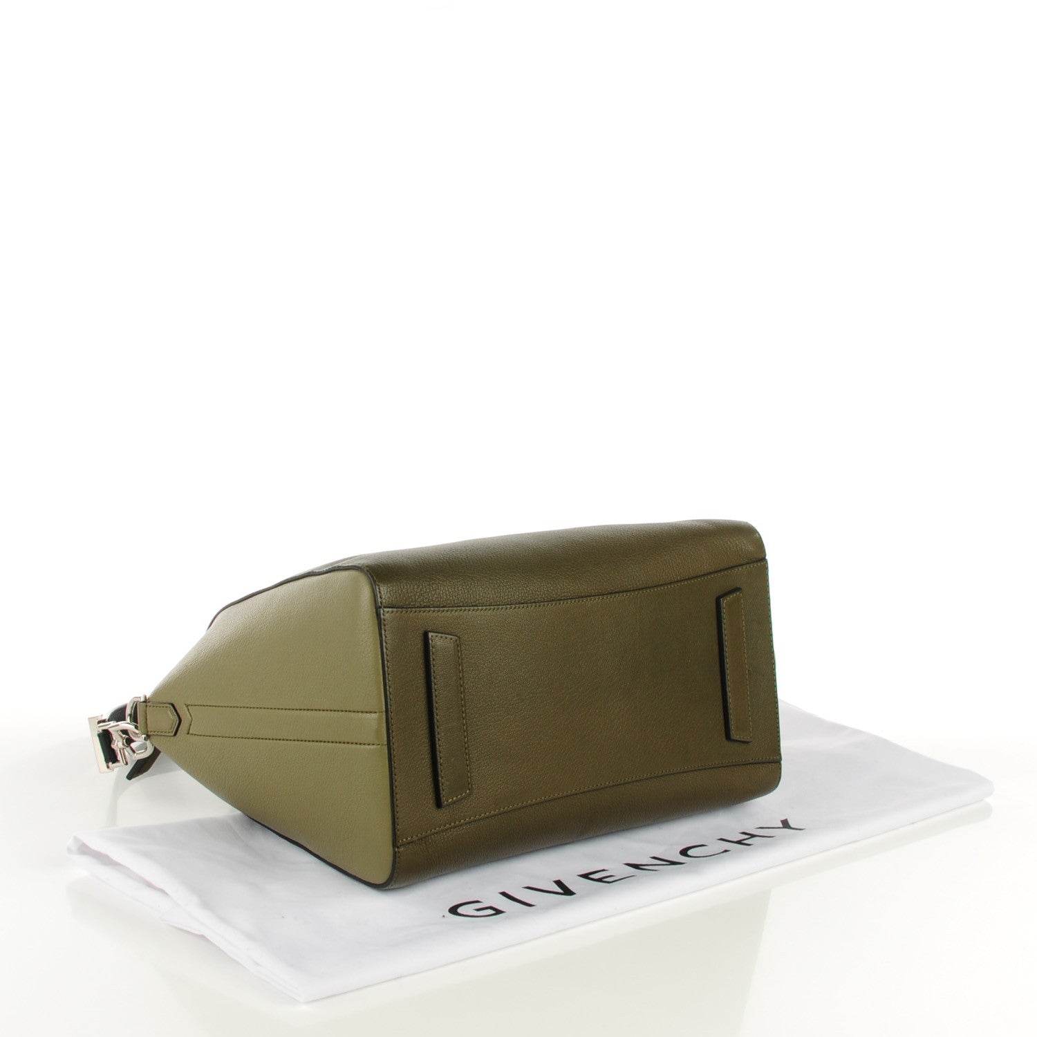 Givenchy Sugar Goatskin Medium Tri-Color Antigona Khaki Black 4 of 8