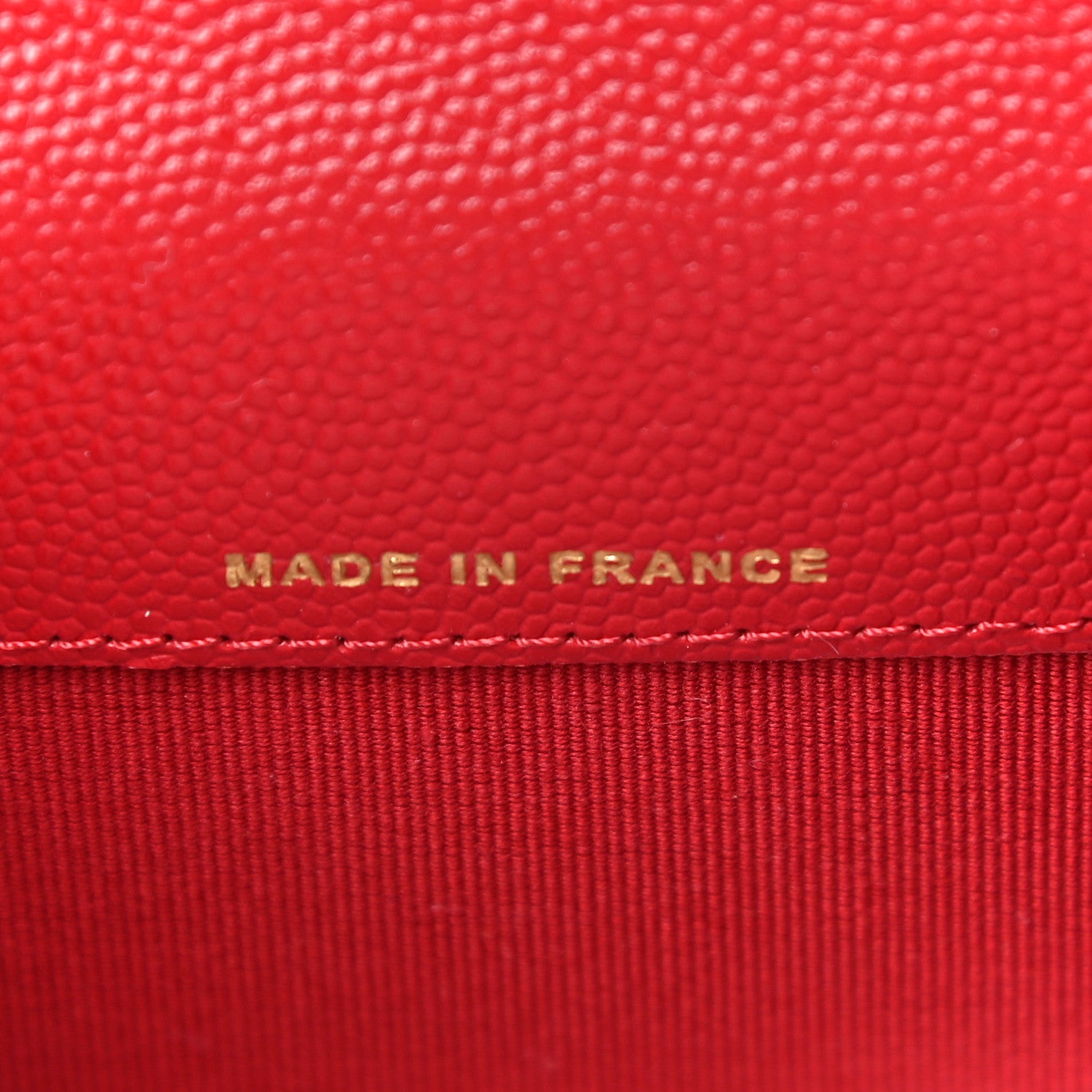 Chanel Caviar Quilted Flap Card Holder Wallet Red 7 of 12
