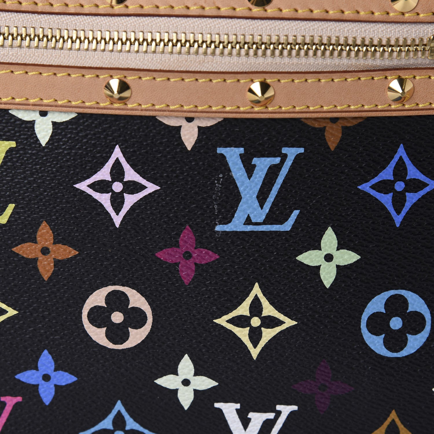 Louis Vuitton Monogram Multicolor Boulogne Black 10 of 12