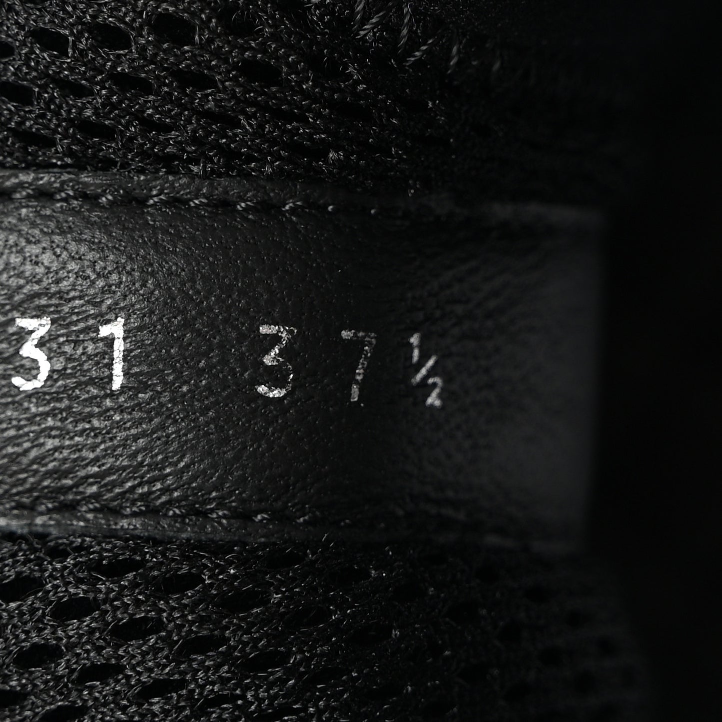 Suede Calfskin Nylon Grosgrain CC Sneakers 37.5 Black