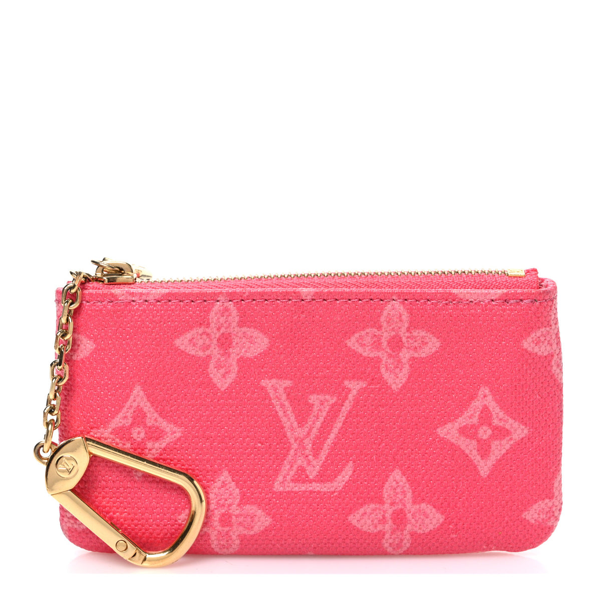 Monogram Origine Key Pouch Rose Ruban