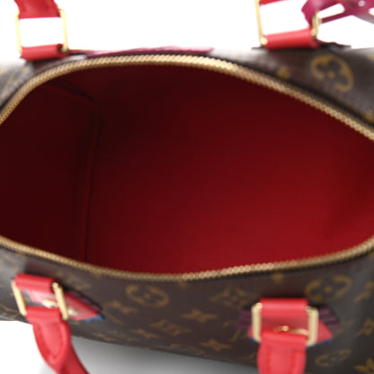 Louis Vuitton Monogram Totem Speedy 30 Flamingo 5 of 8