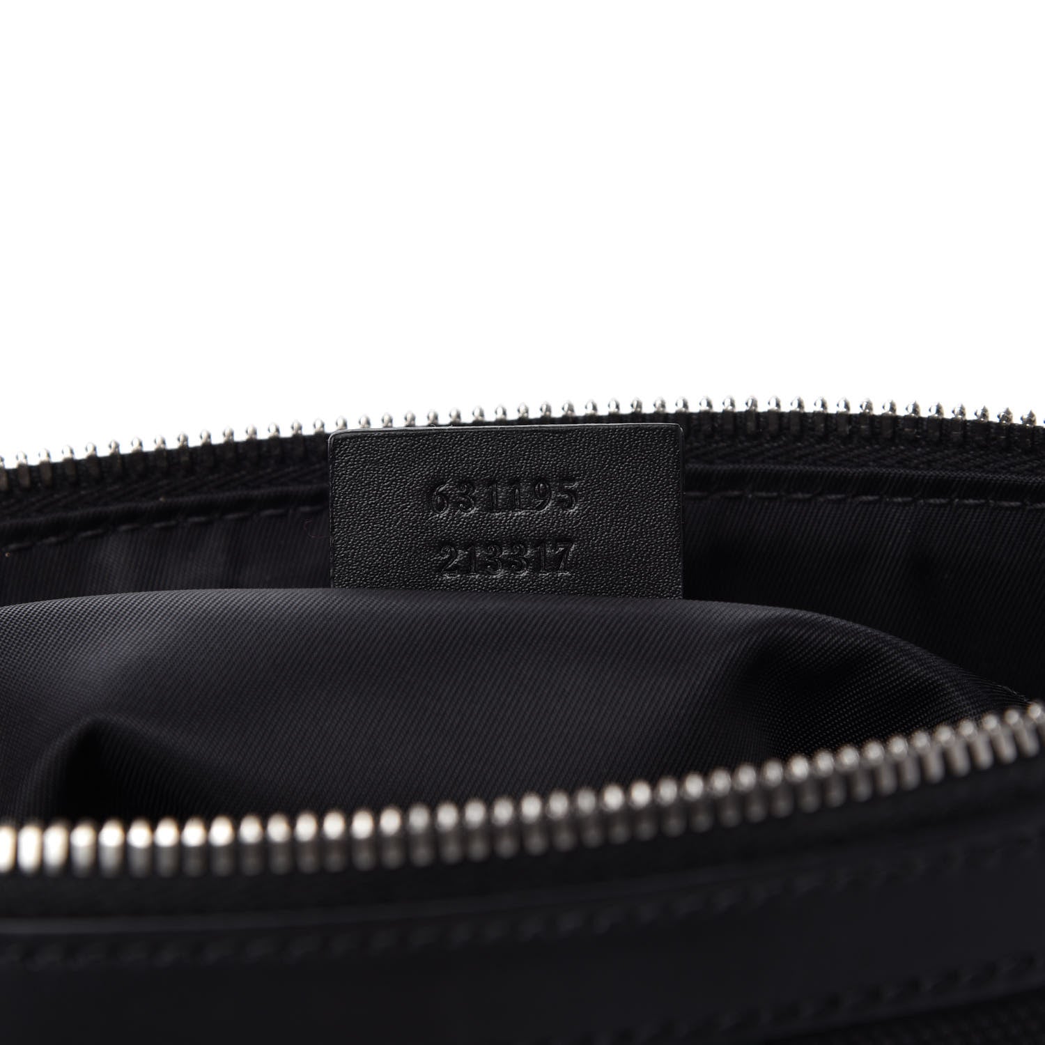 Gucci Techno Canvas Selleria Calfskin Web Small Flat Messenger Bag Black 9 of 11