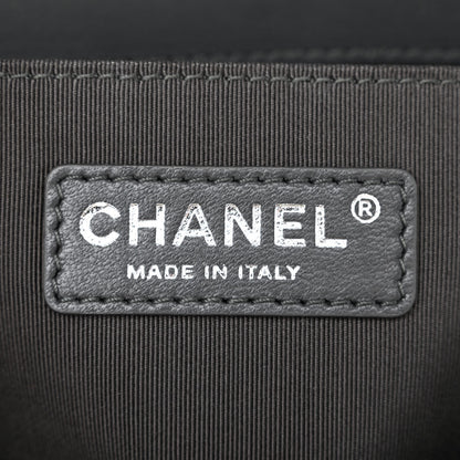 Chanel Lambskin Quilted Medium Boy Flap Dark Grey 6 of 10