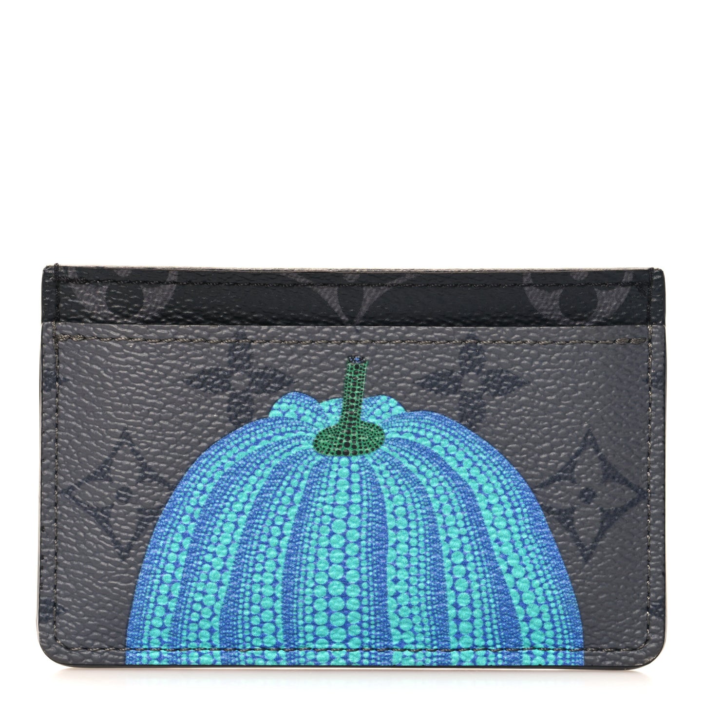 LV X YK Monogram Eclipse Reverse Pumpkin Card Holder