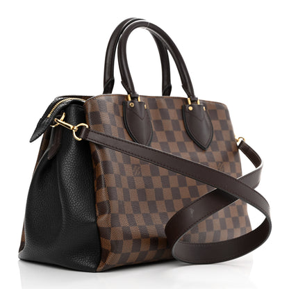 Louis Vuitton Cuir Taurillon Damier Ebene Normandy Black 3 of 12