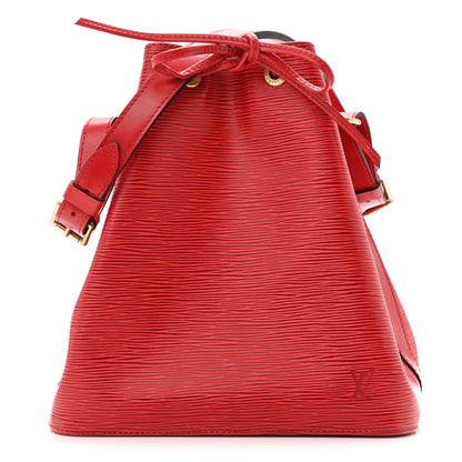 Louis Vuitton Epi Petit Noe Castillan Red 1 of 12