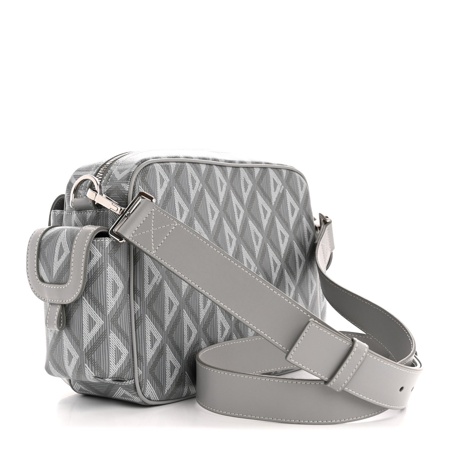 Christian Dior Coated Canvas CD Diamond Hit The Road Messenger