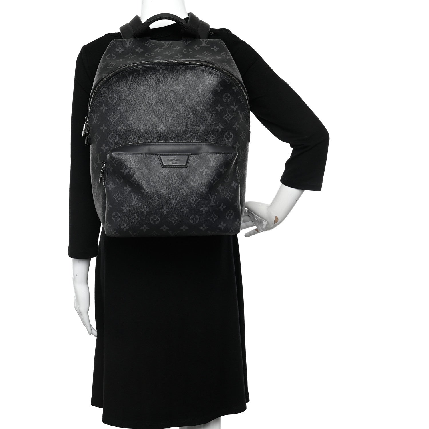 Louis Vuitton Monogram Eclipse Discovery Backpack PM 2 of 9