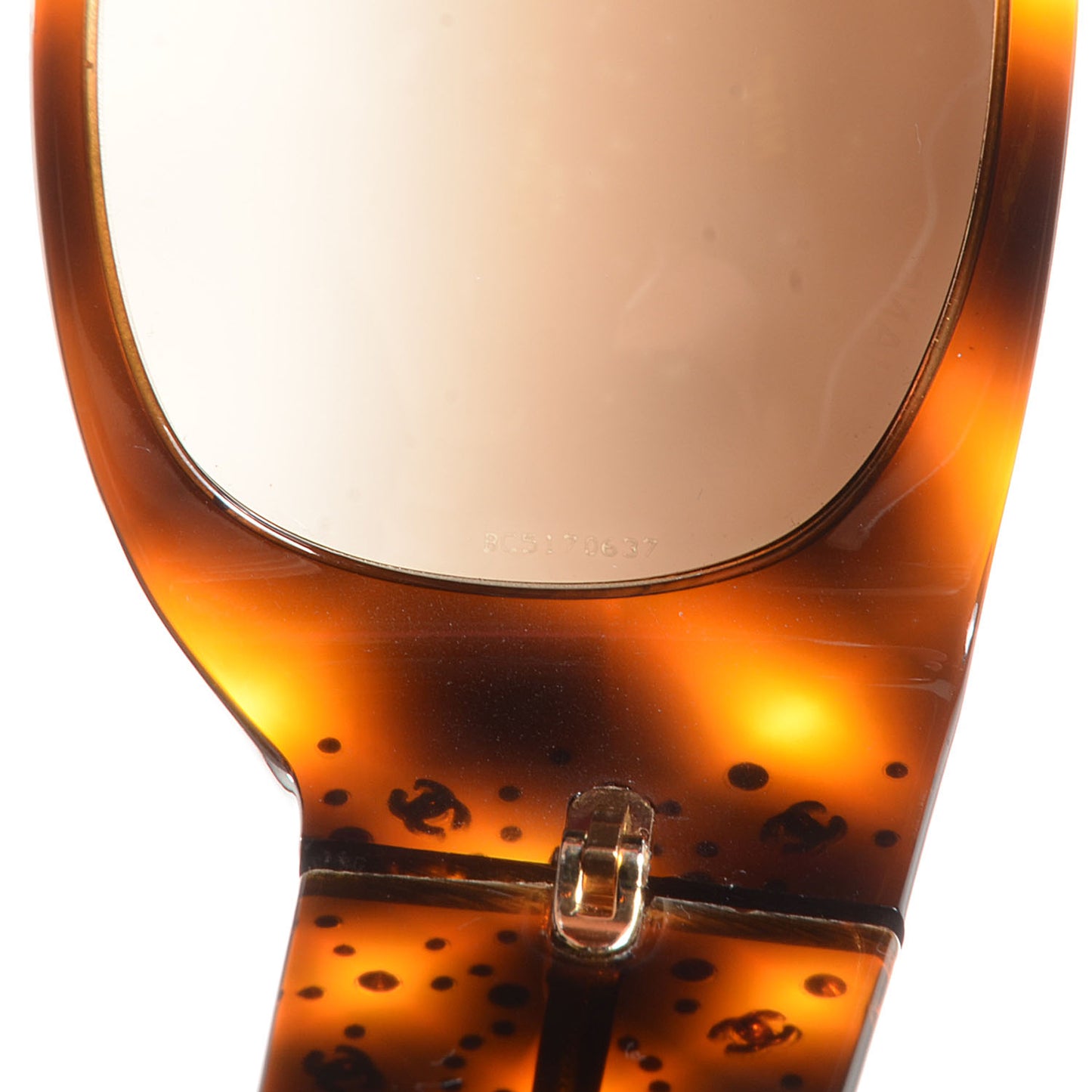 Swarovski Crystal CC Logo Sunglasses 5134-B Tortoise