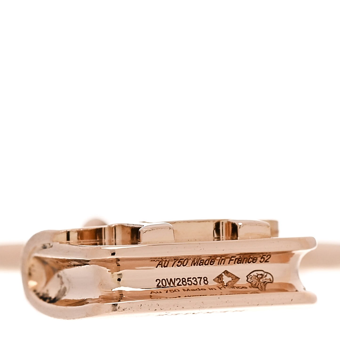 18K Rose Gold Diamond Amulettes Constance Ring 52 6