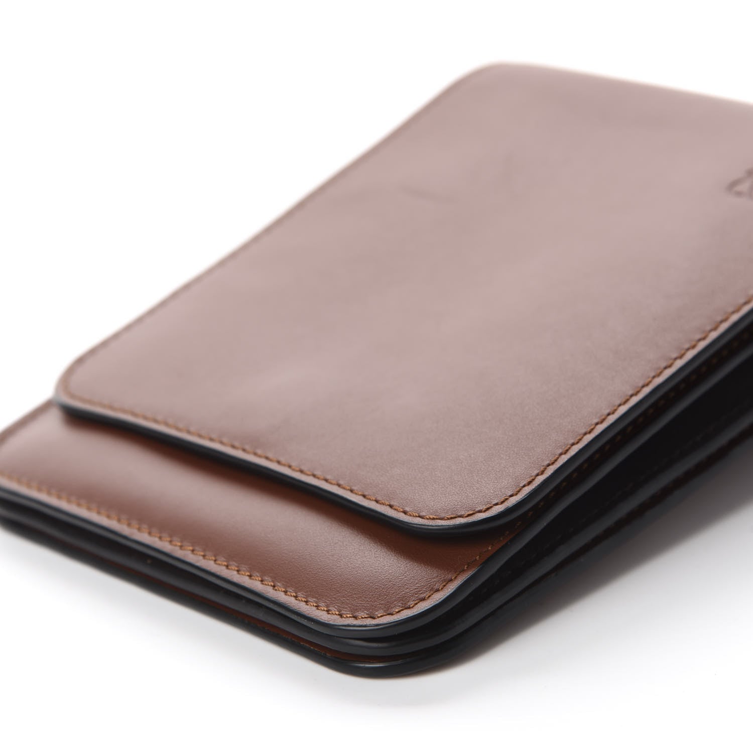 Loewe Smooth Calfskin Gusset Flat Crossbody Cognac 7 of 9