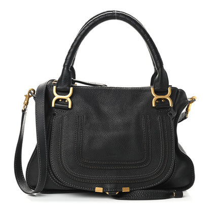 Chloe Calfskin Medium Marcie Satchel Black 1 of 10