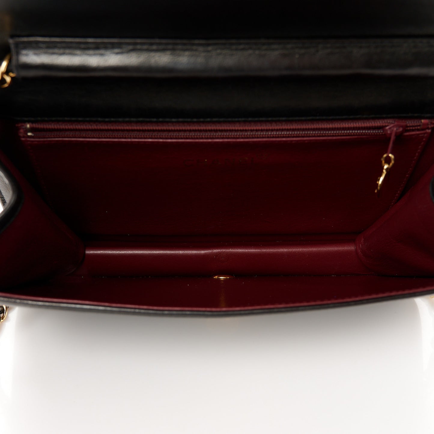 Lambskin Quilted Small Single Flap Black