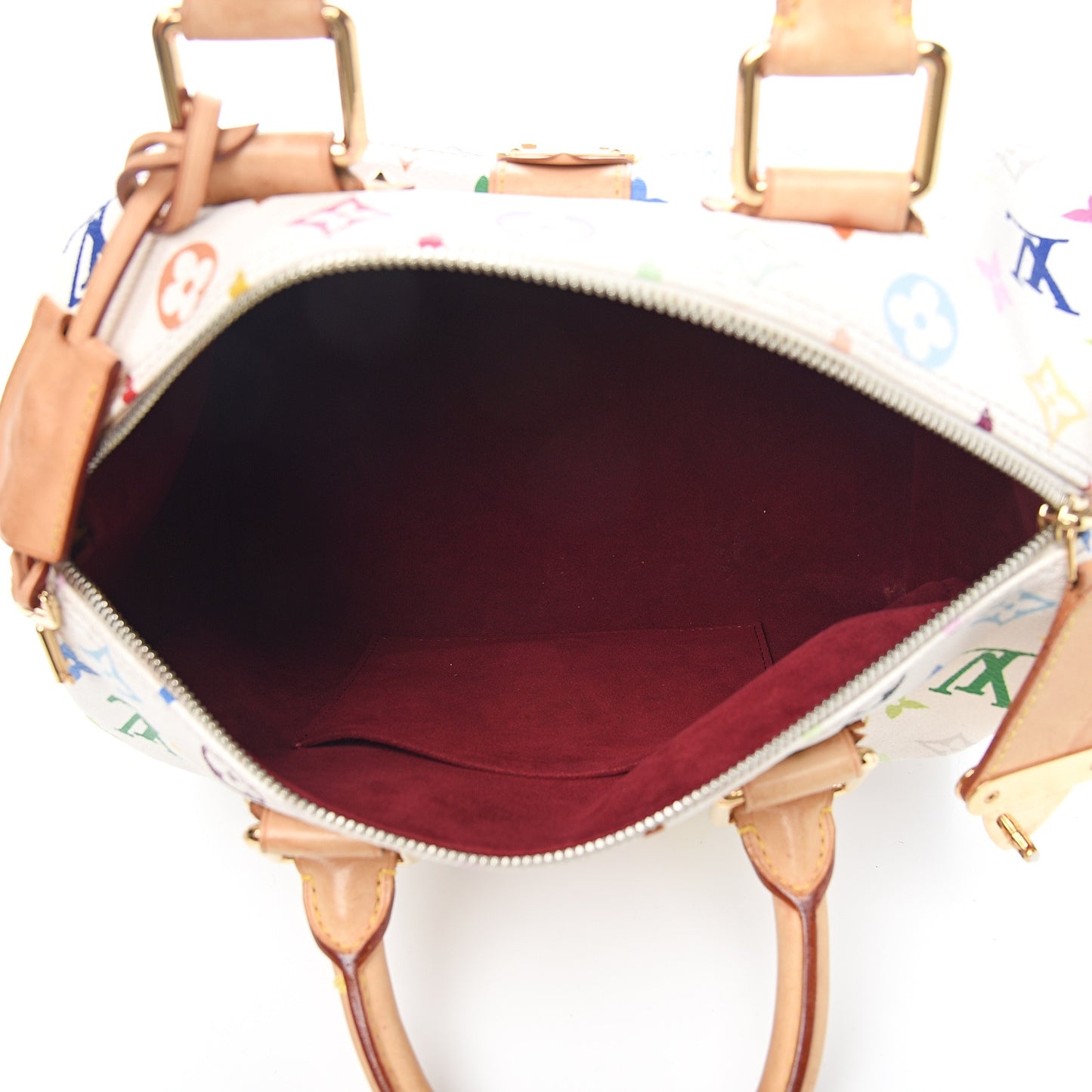 Monogram Multicolor Speedy 30 White