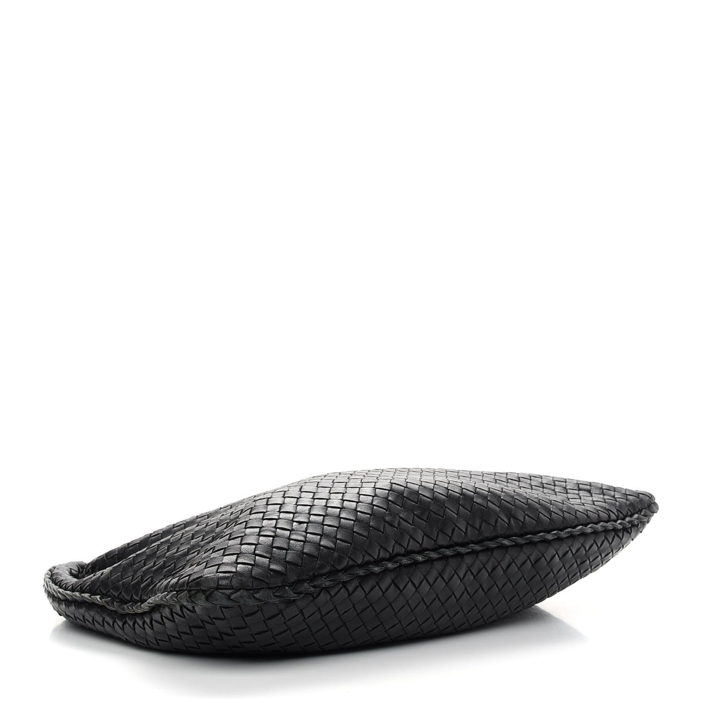 Nappa Intrecciato Large Veneta Hobo Black