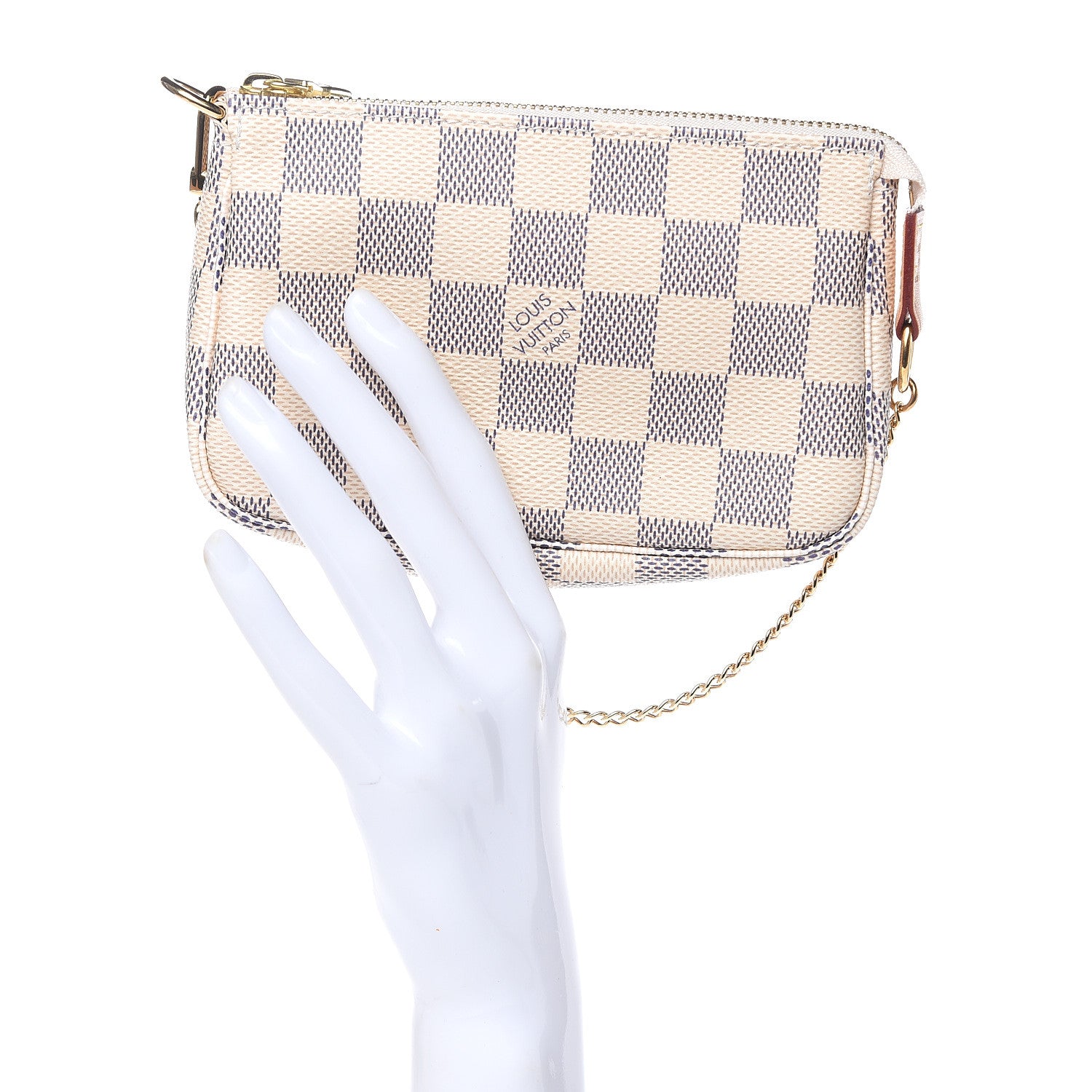 Louis Vuitton Damier Azur Mini Pochette Accessories 2 of 10