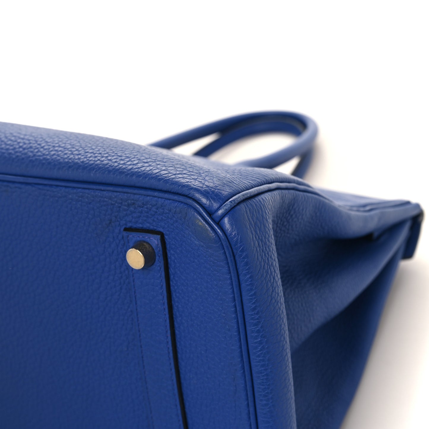 Togo Horseshoe Birkin 35 Bleu Electrique