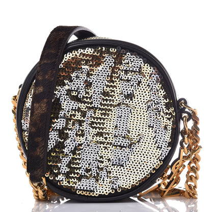Saint Laurent Sequin Small Bubble Chain Crossbody Black 1 of 7