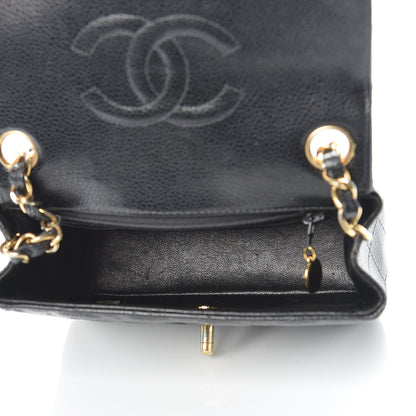 Chanel Caviar Quilted Mini Square Flap Black 5 of 16
