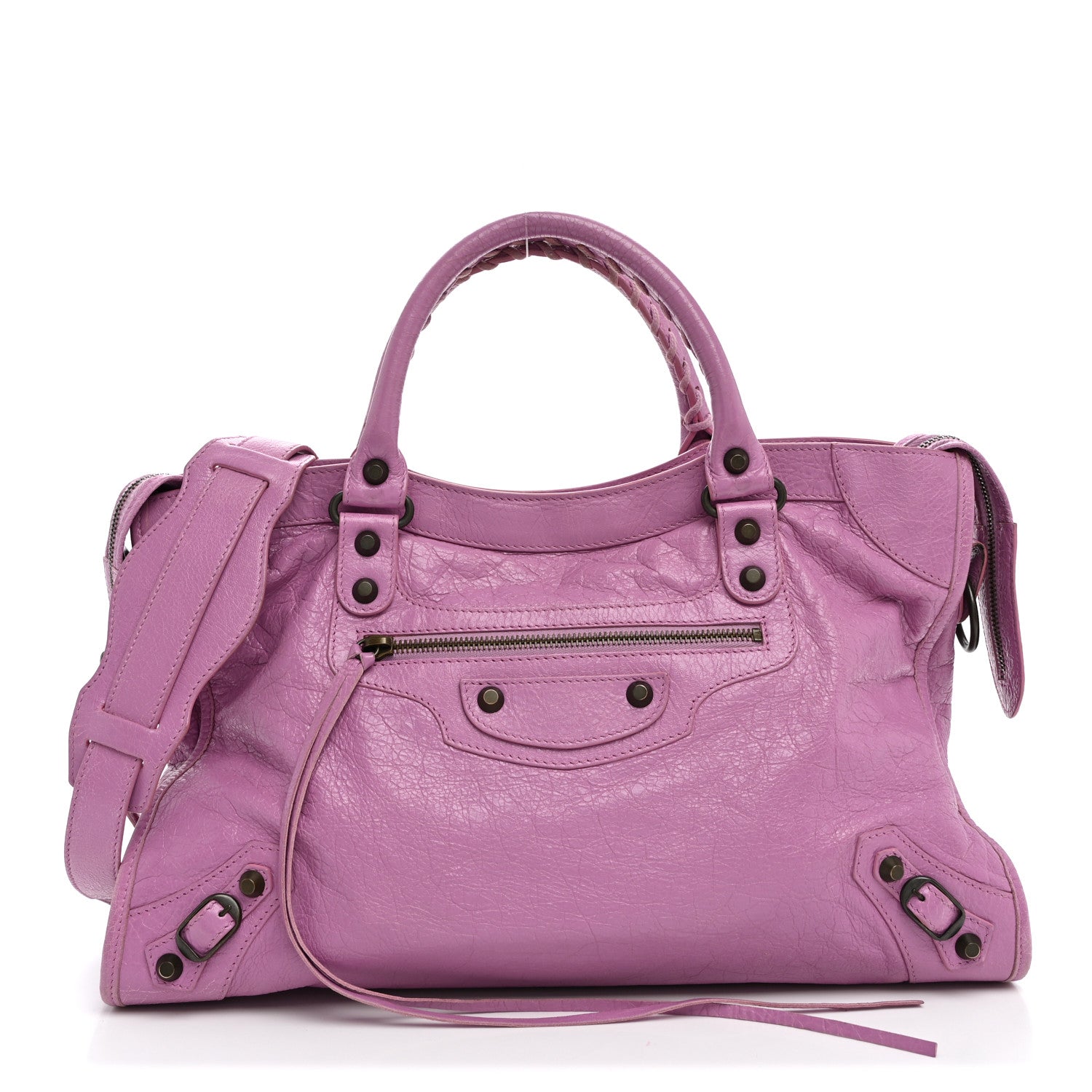 Balenciaga Agneau Classic Hardware City Rose Berlingot 3 of 11