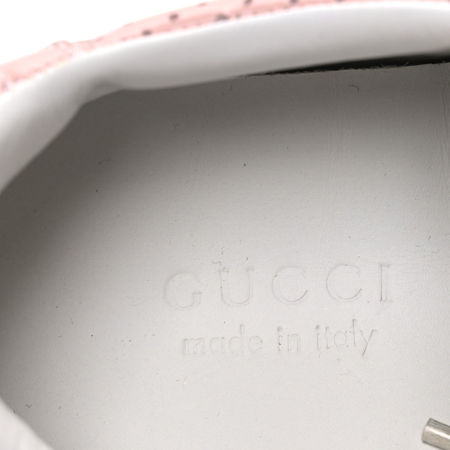 Calfskin GG Tennis Embossed Womens Platform 55mm Sneakers 35 Powder Pink