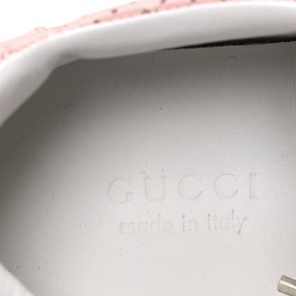 Gucci Calfskin GG Tennis Embossed Womens Platform 55mm Sneakers 35 Powder Pink 8 of 10