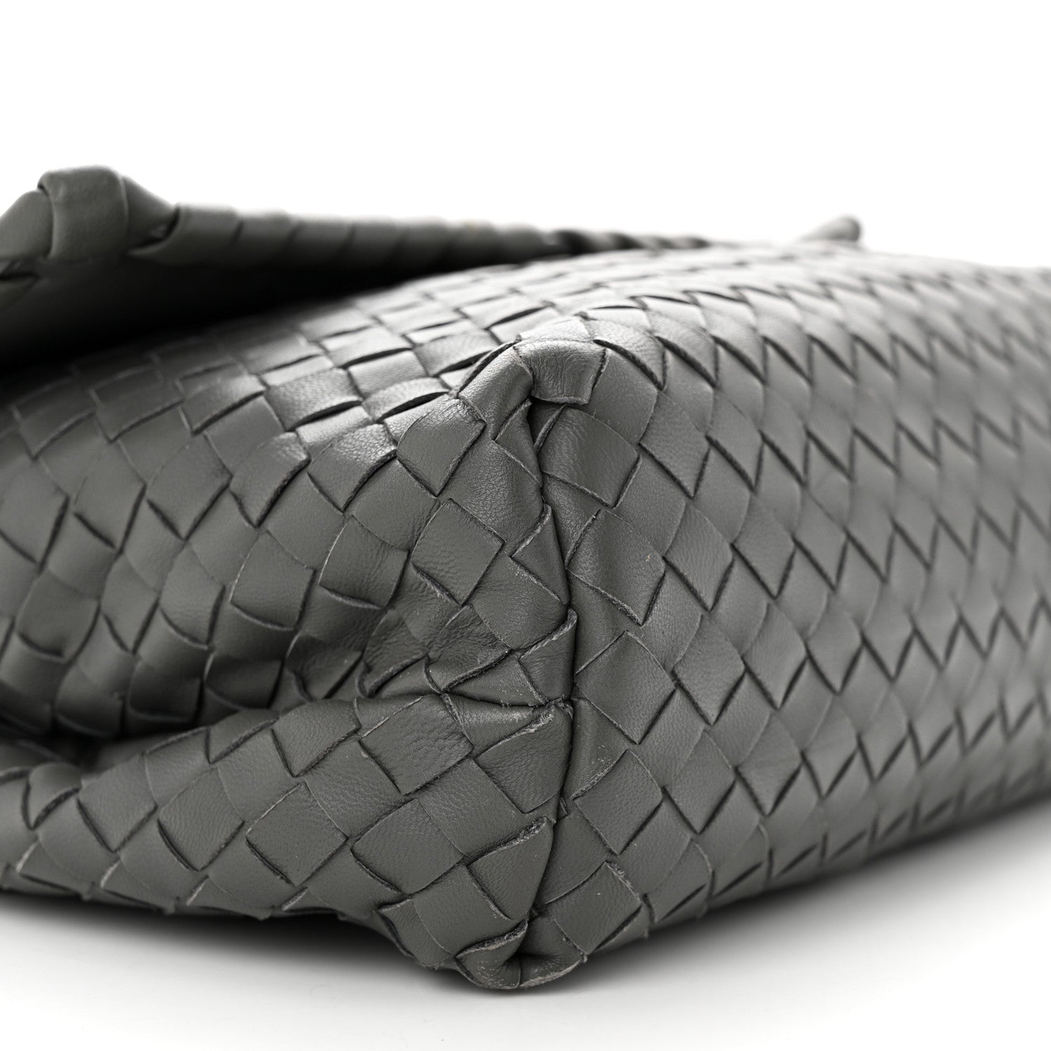 Bottega Veneta Nappa Intrecciato Medium Olimpia Bag Steel 9 of 12