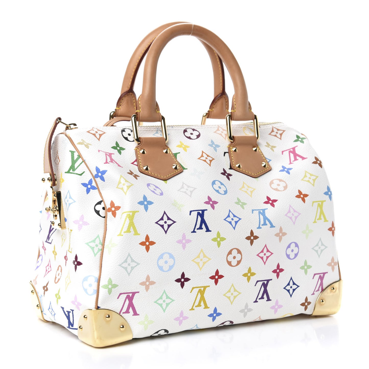 Monogram Multicolor Speedy 30 White