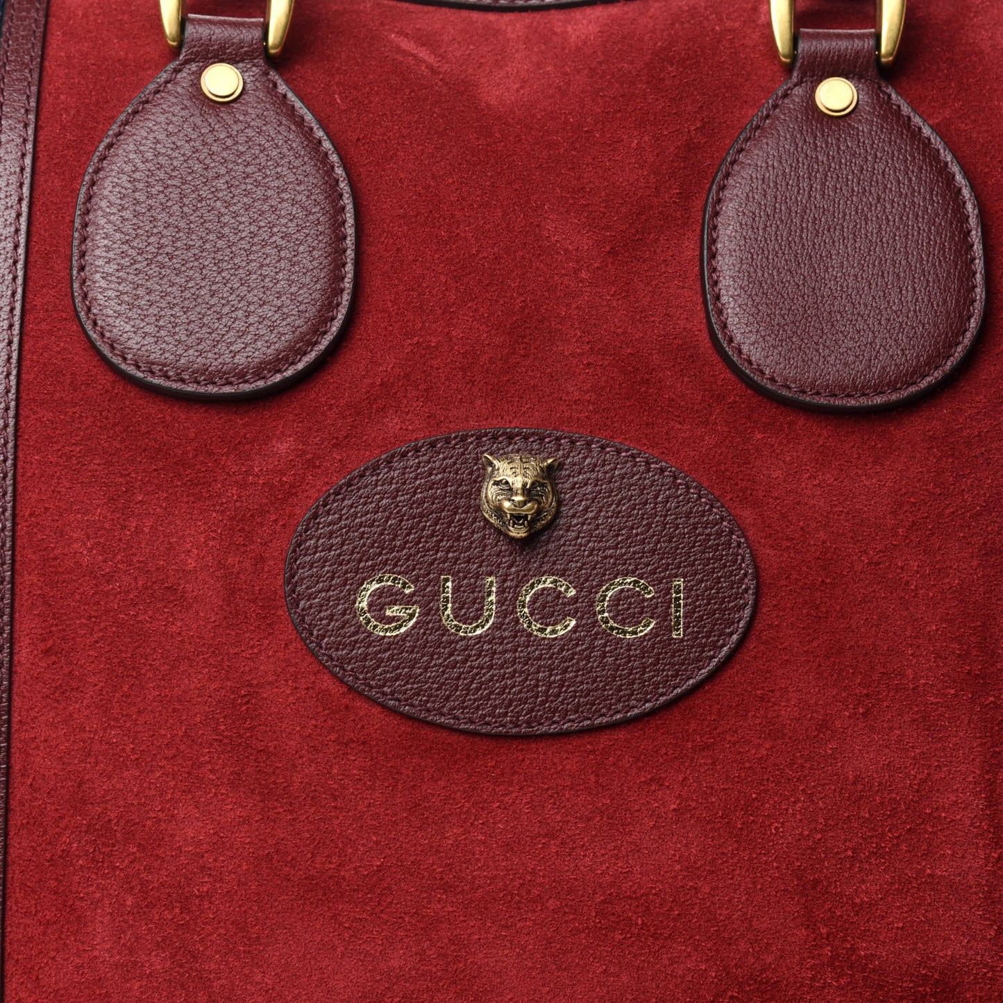 Suede Daino Textured Dollar Calfskin Web Large Neo Vintage Duffle Bag Romantic Cerise Chardonnay