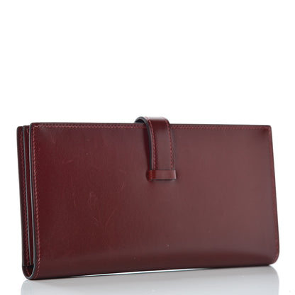 Hermes Box Bearn Gusset Wallet Rouge H 3 of 15