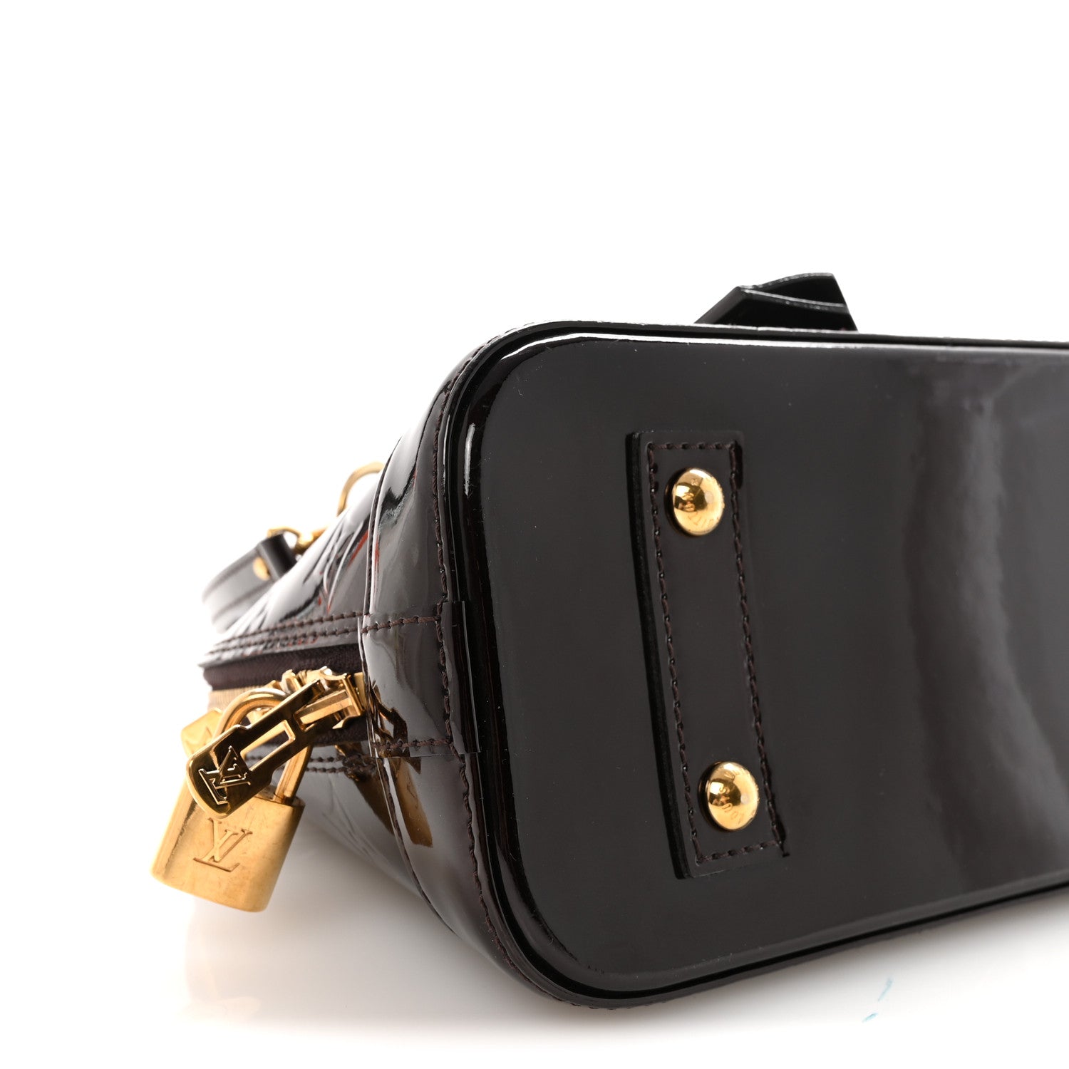 Louis Vuitton Vernis Alma BB Amarante 8 of 9