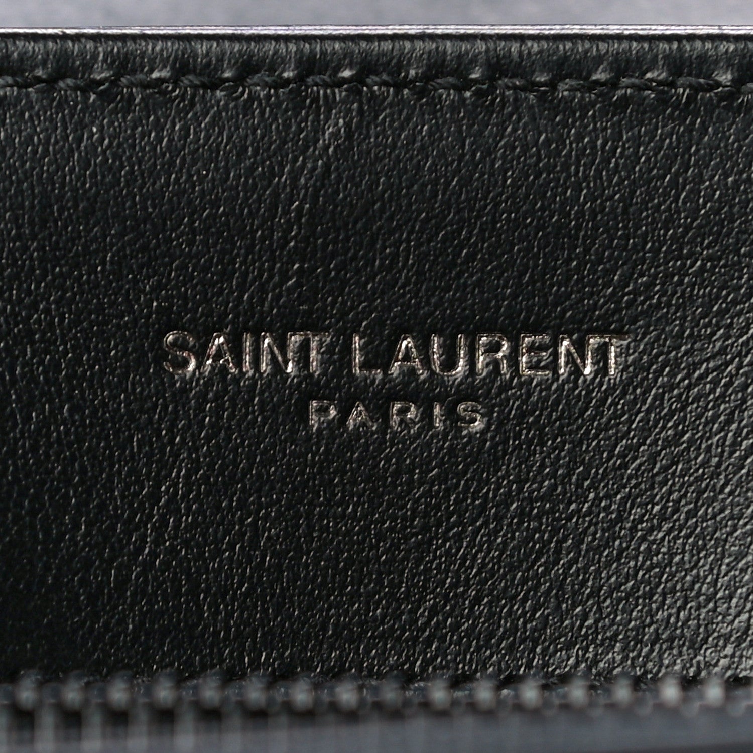 Saint Laurent Calfskin Y Quilted Monogram Small Loulou Chain Satchel Black 6 of 9