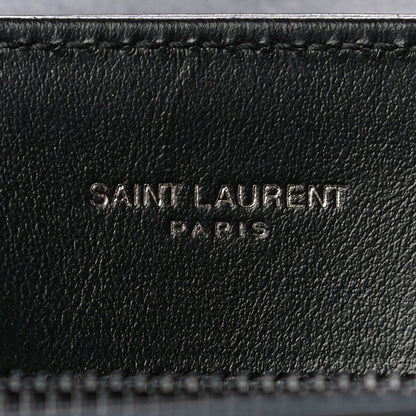 Saint Laurent Calfskin Y Quilted Monogram Small Loulou Chain Satchel Black 6 of 9