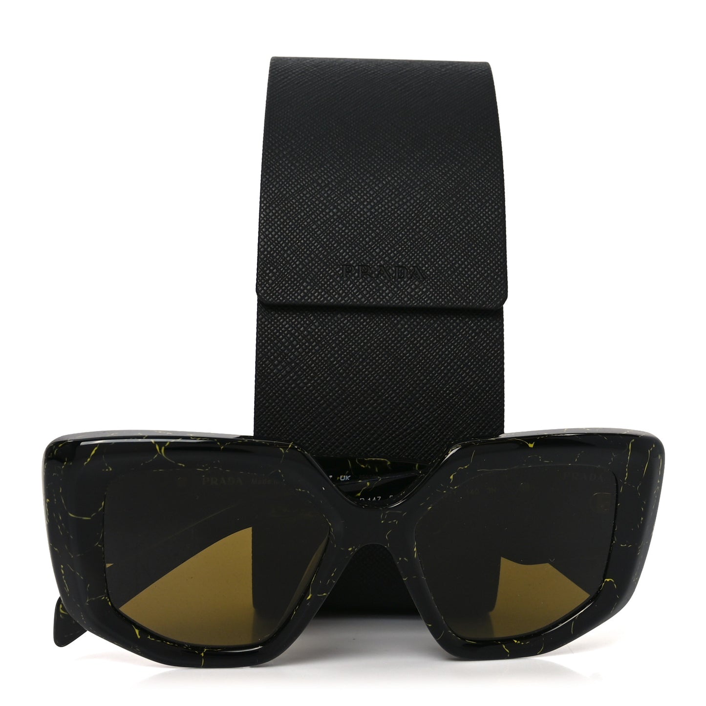 Acetate Symbole Sunglasses SPR 14Z Black Marble